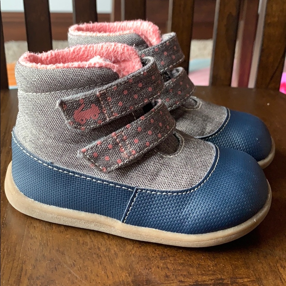 See Kai Run toddler booties